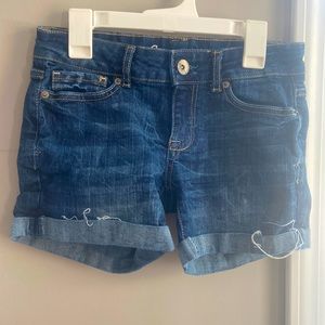 Aeropostale Jean shorts, rolled up on the bottom, comfy, size 000